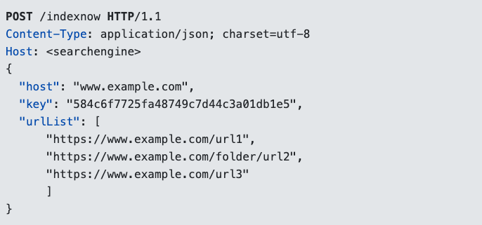إرسال عناوين URL الفردية أو السائبة
