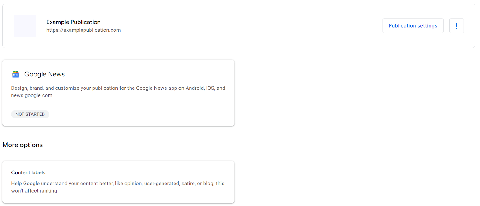 كيفية إعداد مركز الناشر