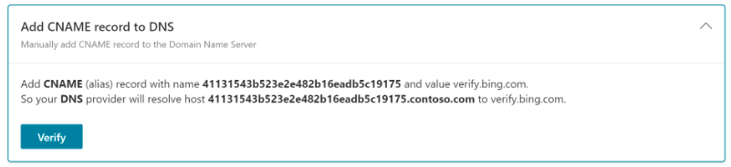 أضف سجل CNAME إلى DNS