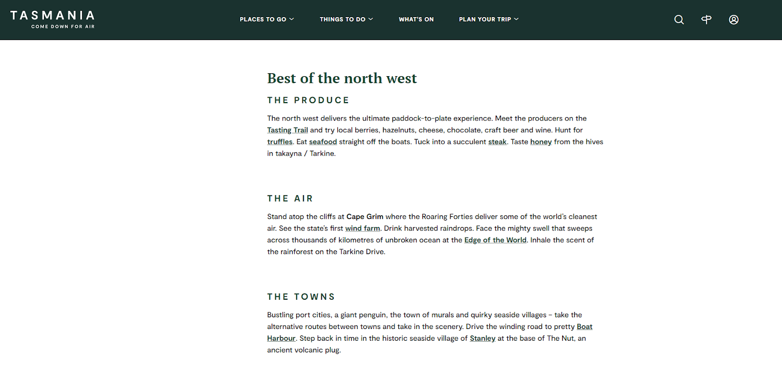 Fügen Sie kontextbezogene Links hinzu