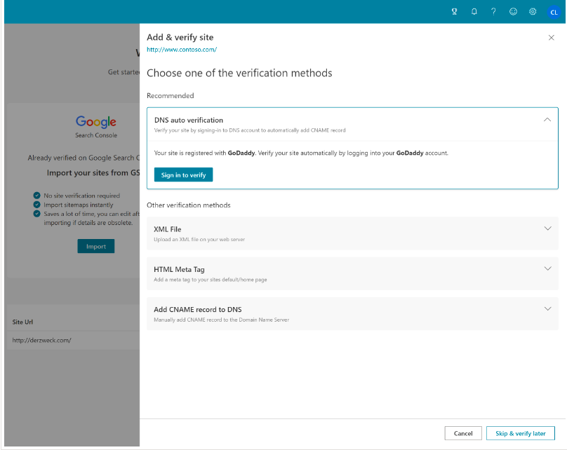 DNS التحقق من السيارات