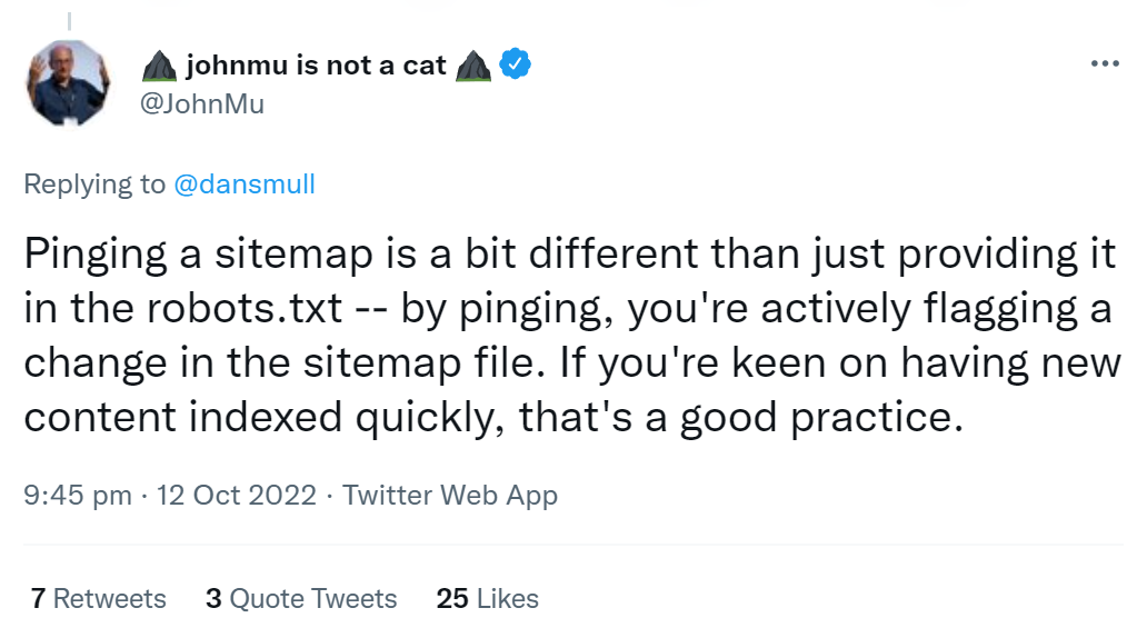 كيفية ping your google news sitemap