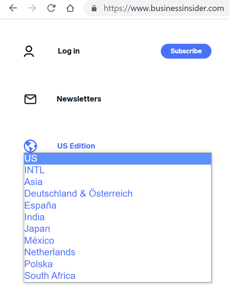 Gawing madaling ma -access ang lahat ng mga bersyon ng wika