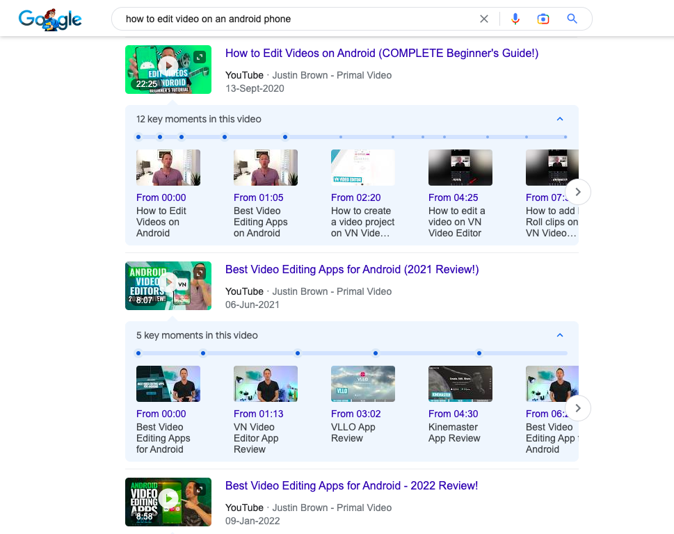 Rango para consultas de búsqueda específicas