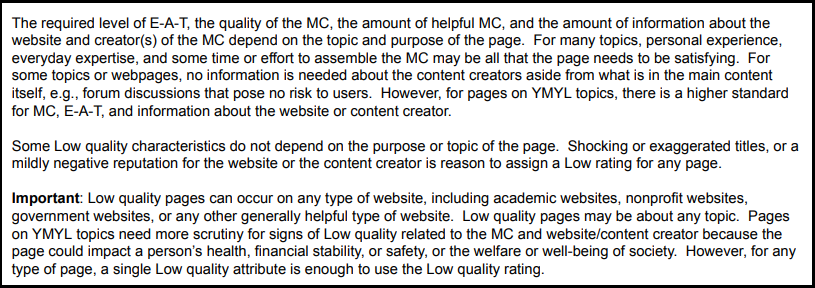SURCE: Google Linee guida (pag.37)