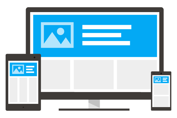 Sitio web que funciona para visitantes de escritorio y móviles