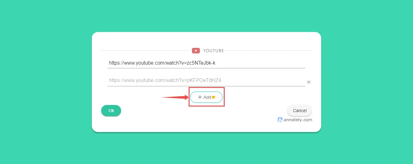 We chose the YouTube option. For premium users, Taption also allows you to transcribe multiple videos at the same time.